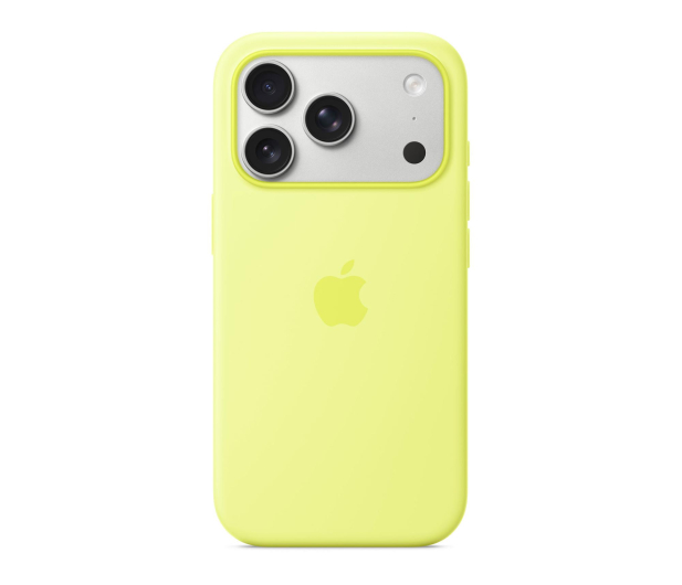 APPLE iPhone 17 Pro Silicone Case with MagSafe – Neon Yellow - 1362670 - zdjęcie